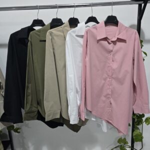 ΠΟΥΚΑΜΙΣΟ ΛΟΞΟ ΜΕ ΕΛΑΣΤΙΚΟ ΥΦΑΣΜΑ COTTON