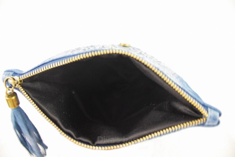 ΔΕΡΜΑΤΙΝΗ ΤΣΑΝΤΑ TECLA SUEDE CROCODILE STAMP CROSSBODY BAG - Image 4