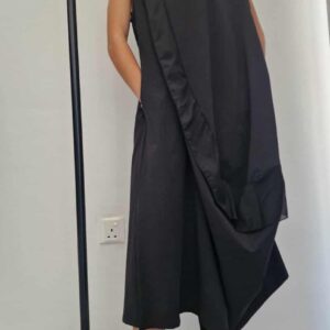 BALLOON STYLE ABSTRACT DRESS ΜΕ ΛΕΠΤΟΜΕΡΕΙΕΣ CHIFFON