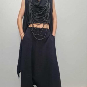 ΣΕΤ RIBBED JERSEY ΜΕ ΒΡΑΚΑ ΚΑΙ ΑΜΑΝΙΚΟ ΓΙΛΕΚΟ