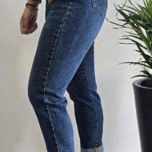 MOM'S JEANS DARK BLUE