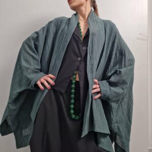 CARDIGAN PLEATED OVERSIZED