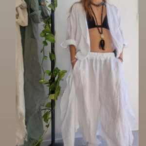 CARDIGAN LINEN MAXI