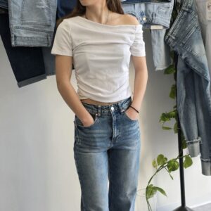 ΜΠΛΟΥΖΑ COTTON ΜΕ ΣΟΥΡΑ ΣΤΟ ΠΛΑΙ