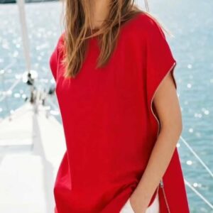 ΜΠΛΟΥΖΑ COTTON ME ZIP ΠΛΑΙΝΑ ΡΥΘΜΙΖΟΜΕΝΑ