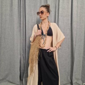 KIMONO BEACHWEAR MAXI ΑΝΑΛΑΦΡΟ ΓΙΑ ΠΑΡΑΛΙΑ