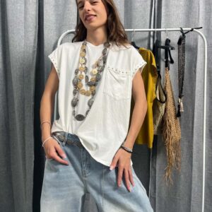 ΜΠΛΟΥΖΑ COTTON ΜΕ STUDS ΛΕΠΤΟΜΕΡΕΙΕΣ